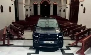 Man Drives Jeep Compass Into Church Seeking Protection From His Own Demons
