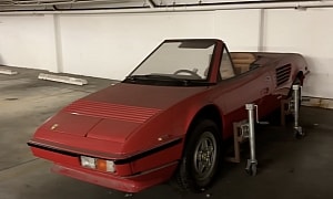 Man Finds Half a Ferrari in a Garage in Los Angeles, What Happened to This Car?