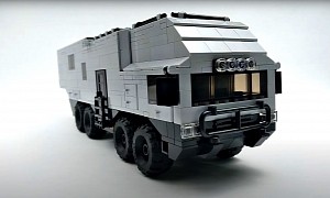 MAN KAT 1 Military Truck Gets Converted Into LEGO Off-Road Camper Packed With Amenities