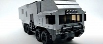 MAN KAT 1 Military Truck Gets Converted Into LEGO Off-Road Camper Packed With Amenities