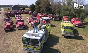 Man Owns 450-Fire-Truck-Collection and It’s Worth One Million Dollars