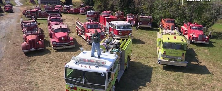 Man Owns 450 Fire Trucks Collection and It’s Worth One Million Dollars