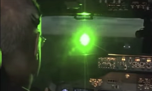 Man Points Laser He Got from the Police at Police Plane, Is Sentenced