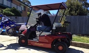 Man Posts Funny Ad after Wife Forces Him to Sell Lamborghini Golf Cart