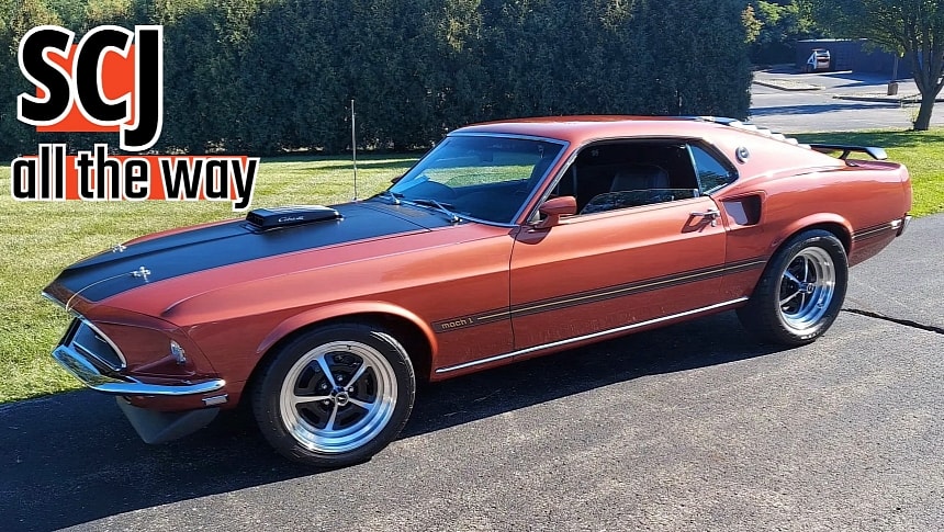 1969 Ford Mustang Mach 1 in Indian Fire Red