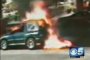 Man Sets Fuel Pump, Car on Fire