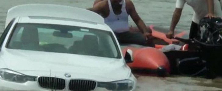 Man sinks BMW he got as a birthday present because he really wanted a Jaguar