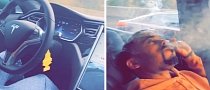 Man Smoking Weed in a Tesla Model S on Autopilot Is Not What You Want to See