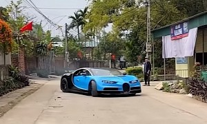 Man Spends a Year Working on Bugatti Chiron Replica, It Looks Legit From Afar