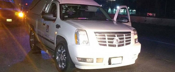 Chevrolet Silverado hearse stolen and retrieved in Mexico
