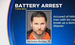 Man Tries to Break up Fight With His Car, Gets Arrested