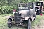 Man Tries To Fire Up 1924 Ford Model T Sitting Parked for 74 Years, It Catches Fire