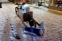 Man Turns Bespoke Electric Cargo Bike Into Very Practical Snow Plow