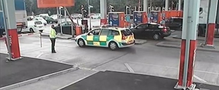 Fake ambulance in the UK