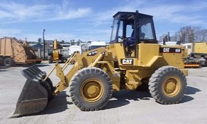 Man Uses Caterpillar Front-End Loader as Getaway Vehicle After Break-In