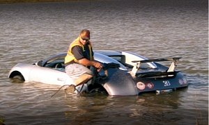 Man Who Crashed Veyron into a Lake Pleads Guilty to Insurance Fraud Charge