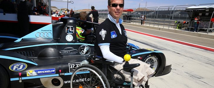 Frederic Sausset is a 46-year-old racing enthusiast who became what he is now out of misery