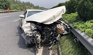 Man Wrecks 2016 Maserati Ghibli He Borrowed From Friend in Stupid Crash
