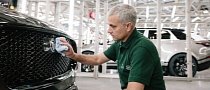 Manchester United Boss Mourinho Helps Build His Own F-PACE in Solihull