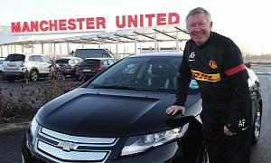 Manchester United Manager Gets a Chevrolet Volt