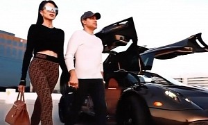 Manny Khoshbin and Wife Leyla Don't Need Much for a Photoshoot, Just His Pagani Huayra