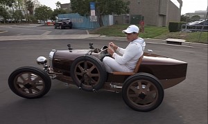 Manny Khoshbin Drives the All-Electric Bugatti Baby II, It's Slower Than You Think
