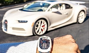 Manny Khoshbin Has the Ultimate Boss Duo, a Bugatti Chiron Hermes and Jacob & Co Timepiece