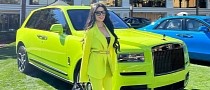 Manny Khoshbin's Wife Leyla Matches Rolls-Royce Cullinan at Concours d’Elegance