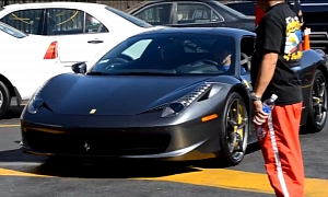 Manny Pacquiao Buys Black Ferrari 458 Italia