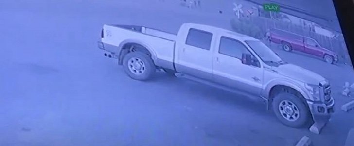 Thief sees keys inside pickup, steals it while owner is out robbing a store
