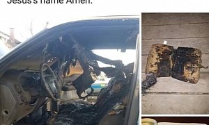 Man’s Truck Burns to a Crisp But Bible Left Inside Isn’t Damaged