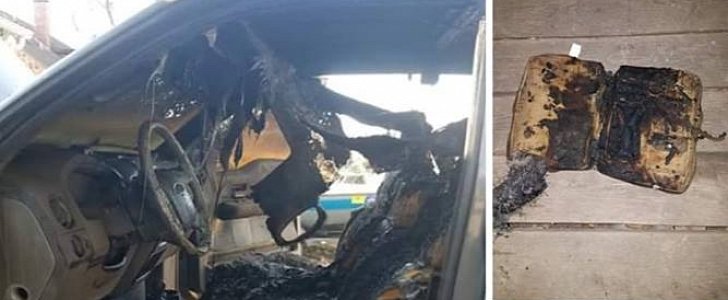 Man's truck burns down to the ground, his Bible is saved