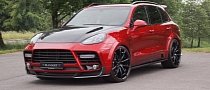 Mansory 2016 Porsche Cayenne Turbo Is a Carbon and Red Swiss Army Knife