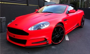 Mansory Aston Martin DBS Wrapped in Red by Dartz <span>· Video</span>