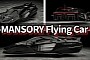 Mansory Digitally Steps Into the Flying Car Future, and It's One Flashy Experience