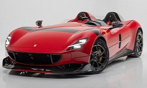 Mansory Goes Easy on the Ferrari Monza SP2, Tuned Supercar Looks Spectacular