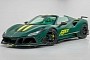 Mansory's Ferrari F8XX Spider Is So Green It Should Be Used for Medicinal Purposes