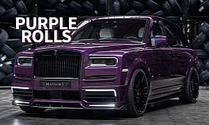 Mansory Turns the Rolls-Royce Cullinan Into a Purple Luxury Wagon
