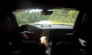 Manual Gearbox 991 Porsche 911 GT3 RS Goes For a Drive, Exhaust Sounds Awesome