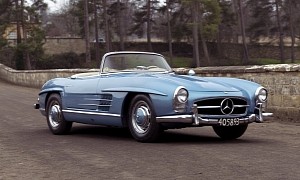 Manuel Fangio's Personal Mercedes-Benz 300 SL Roadster To Sell in a Sealed-Bid Auction