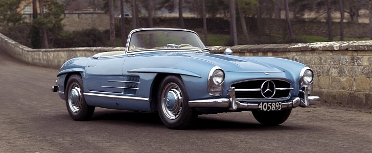 Manuel Fangio's personal Mercedes-Benz 300 SL Roadster is for sale