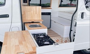 Margo the Commuter Is a Van Conversion With Slide-Out Outdoor Kitchen