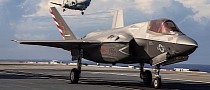 Marine Corps F-35B Performs First Ever Cross-Deck Flight From Foreign Carrier