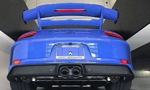 Maritime Blue 2018 Porsche 911 GT3 Is a Retro Jewel in Florida