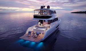Maritimo M60 Flybridge Yacht Is All About Chilling at Anchor, Away From Land