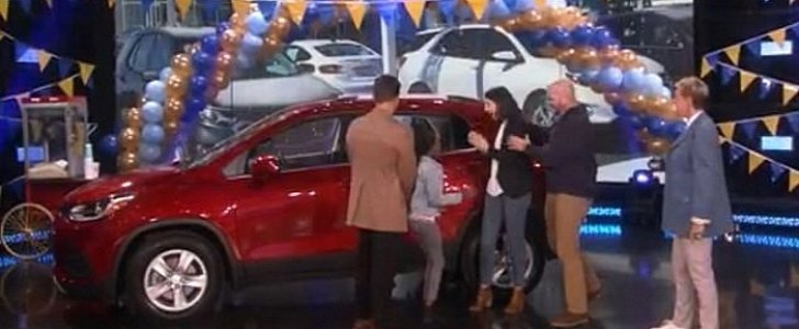 Mark Wahlberg donates 2019 Chevrolet Trax to family on The Ellen Show