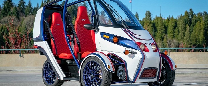 The special edition Arcimoto FUV, which Mark Wahlberg also got for his daily driver