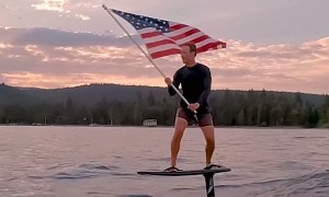 Mark Zuckerberg and His Expensive Hydrofoil Wish America a Happy 4th