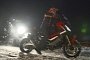 Marquez Takes The New Honda X-ADV To A Spin In The Snow