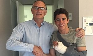 Marquez Tried to Put His Fractured Finger Back in Place Himself, But Understood It Was Serious